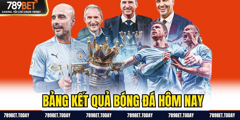 Bảng kết quả bóng đá hôm nay